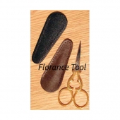 Leather cover scissors